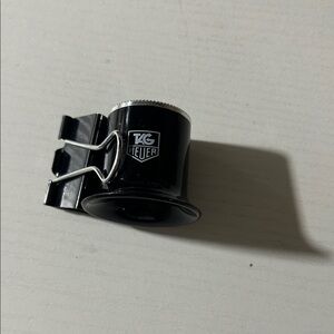 TAG Heuer Black and Silver Money Clip